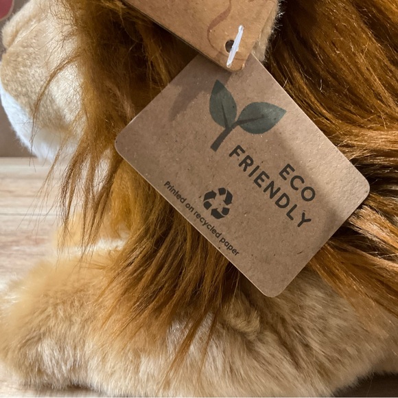 New! Aurora Miyoni Lion Plush Stuffed Animal Stuffie Eco Friendly - Picture 7 of 10